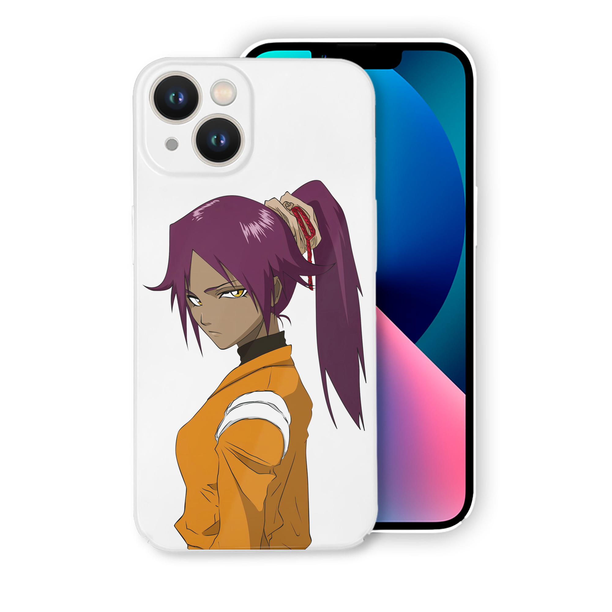 （画像用） ブリーチ 四楓院 夜一（しほういん よるいち） BLEACH Shihouin Yoruichi 【iPhone 14シリーズ対応】ハードケース